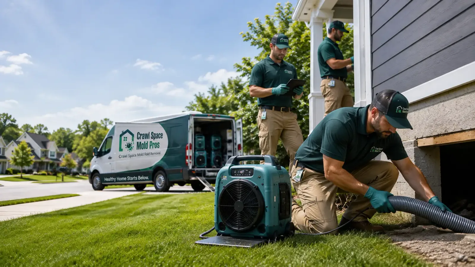 Crawl Space Mold Removal in Bridgewater, MA